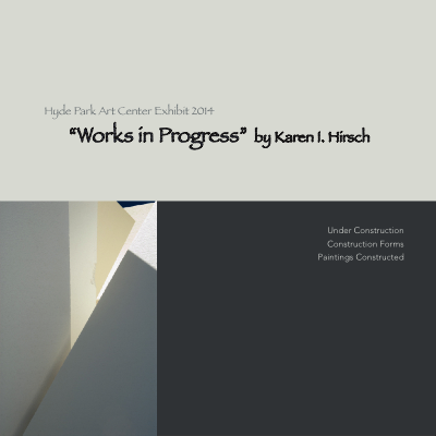 catalog cover for Karen I. Hirsch exhibit at the Hyde Park Art Center